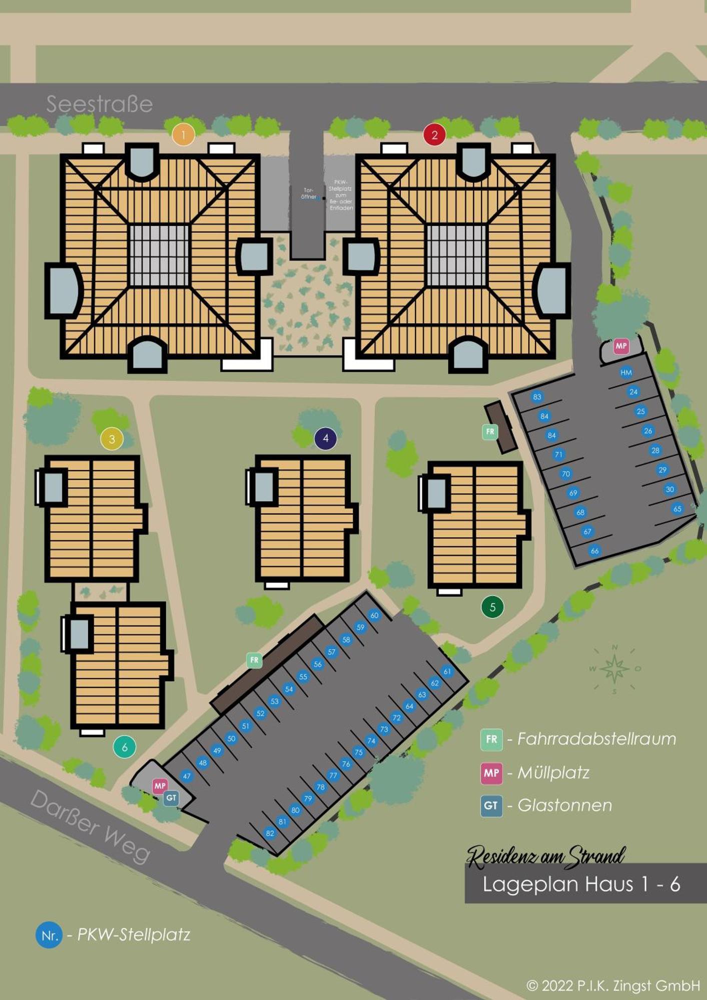 Residenz Am Strand Wohnung 2-36 Zingst Esterno foto